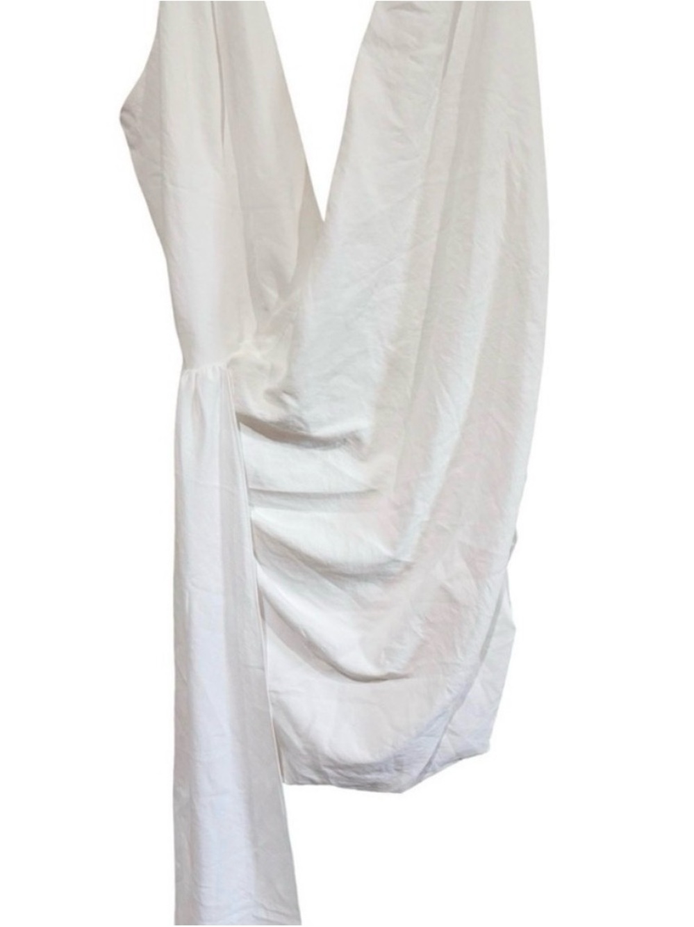 Mistress Rocks Plunge Drape Cocktail Minidress
White - Picture 8 of 12